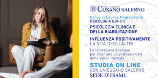 corso di laurea in Psicologia presso Unicusano Salerno