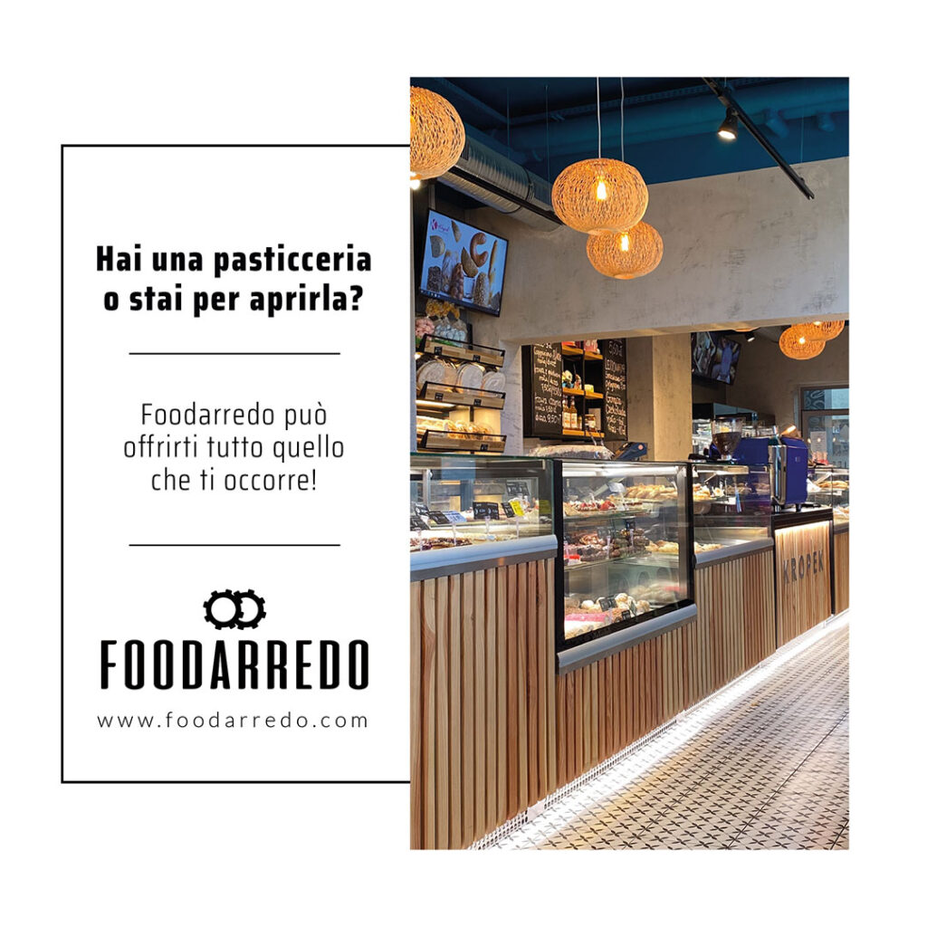 Foodarredo progettazione pasticcerie, panifici, ristoranti, pizzerie, gelaterie