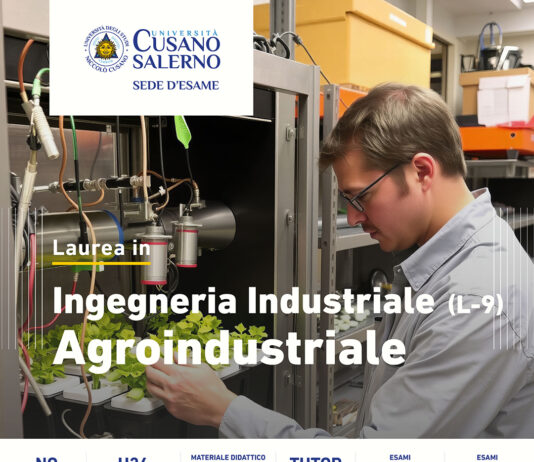 Corso di Laurea Triennale in Ingegneria Industriale, curriculum Agroindustriale