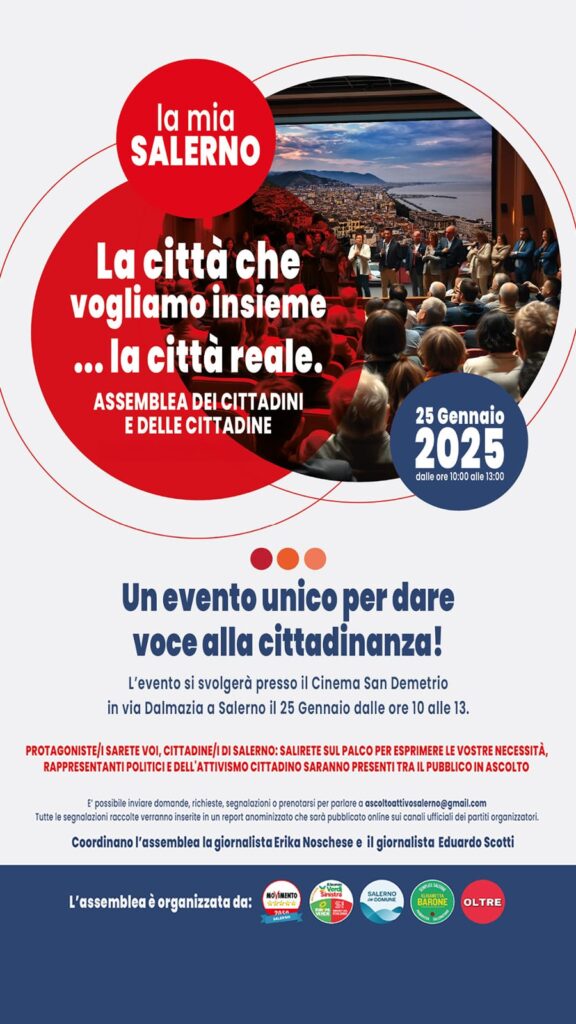 assemblea pubblica cittadinanza Salerno