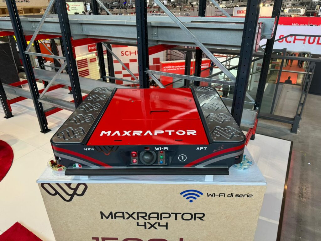 Maxraptor sistema di stoccaggio intensivo per pallet di MPS Engineering